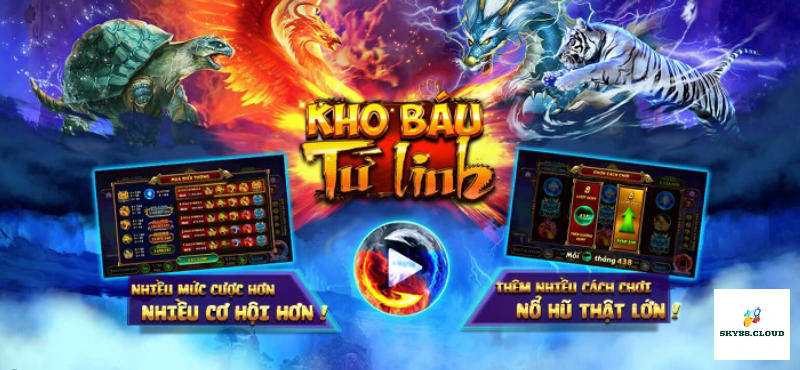 Sơ lược về slot game Kho Báu Tứ Linh Sky88