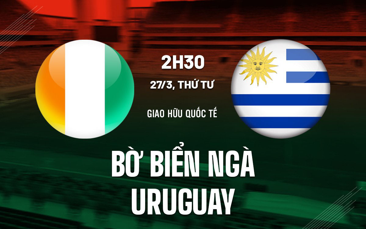 Nhận định trận đấu Bờ Biển Ngà vs Uruguay