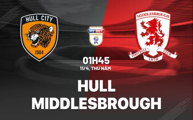 Nhận định trận đấu Hull City vs Middlesbrough