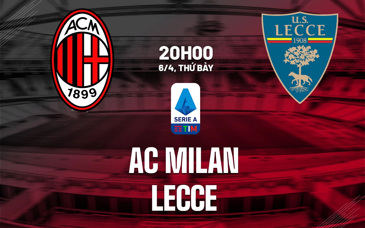 Nhận định trận đấu Milan vs Lecce