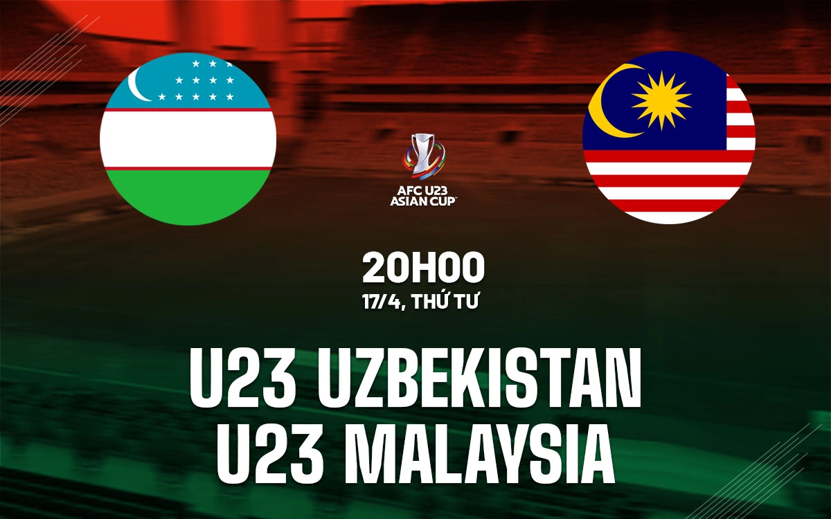 Nhận định trận đấu U23 Uzbekistan vs U23 Malaysia